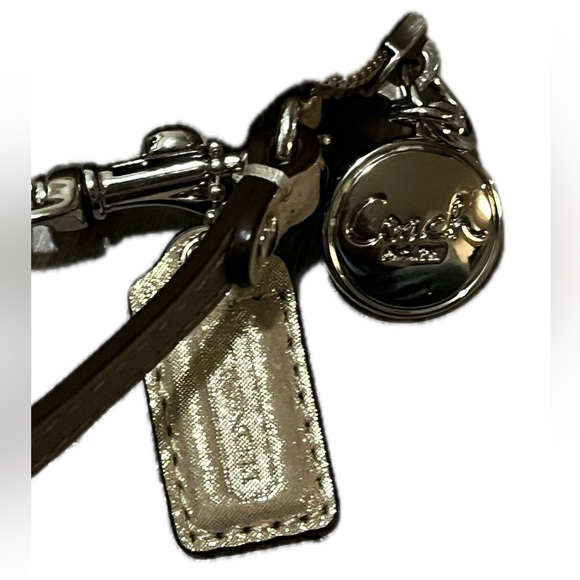 Coach Gold Suede Convertible Wristlet Purse - Picture 3 of 9